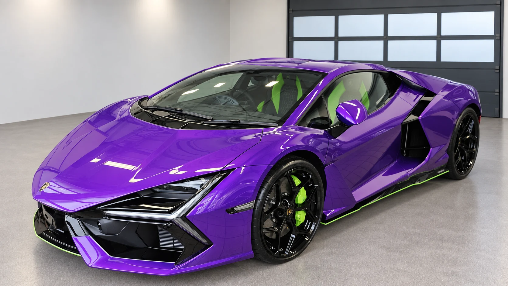 Lamborghini Revuelto — Violetinis kėbulas · PPF